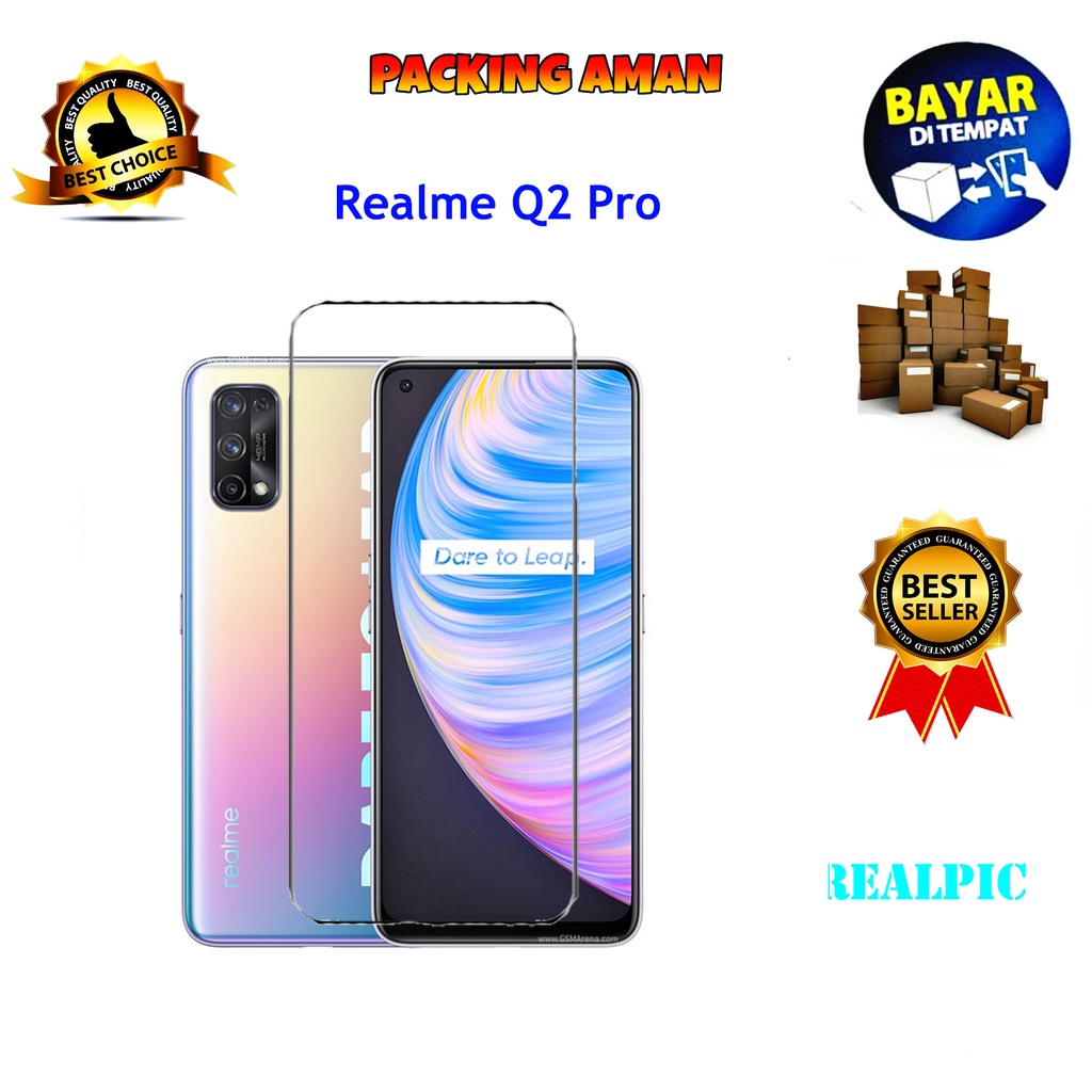 Tempered Glass Realme Q2 Pro 5G Screen Protector Anti Gores