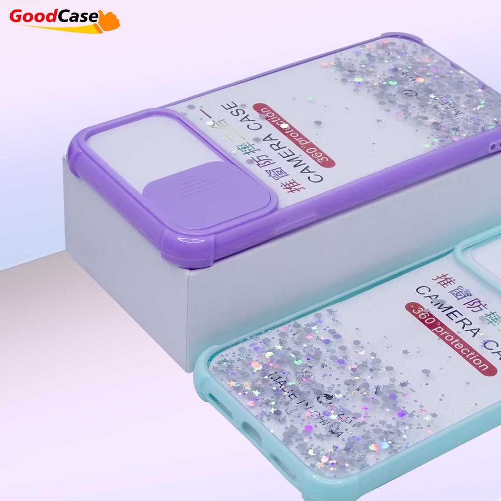 GoodCase - Case Lensa Xiaomi Redmi Note 8 | Note 9 Pro/Max | 9T/Note 9 4G Dove Candy Glitter Lensa