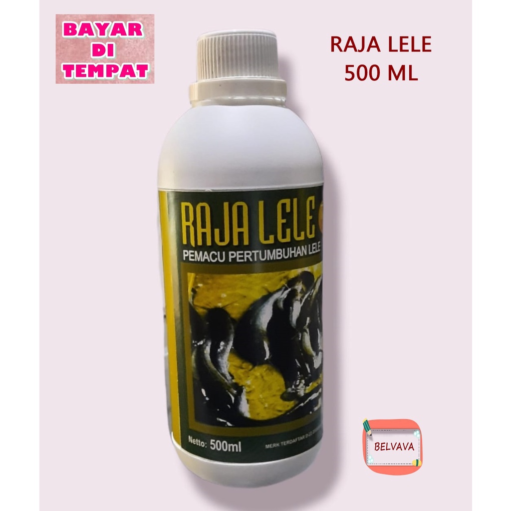Vitamin Penggemuk Ikan Obat Ikan Pemacu Pertumbuhan Lele Raja Lele Kemasan 500 Ml