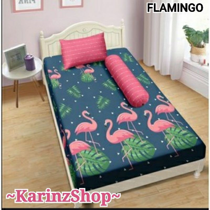 Sprei Lady Rose FLAMINGO ( King 180 / Queen 160 / Single 120 x 200 )