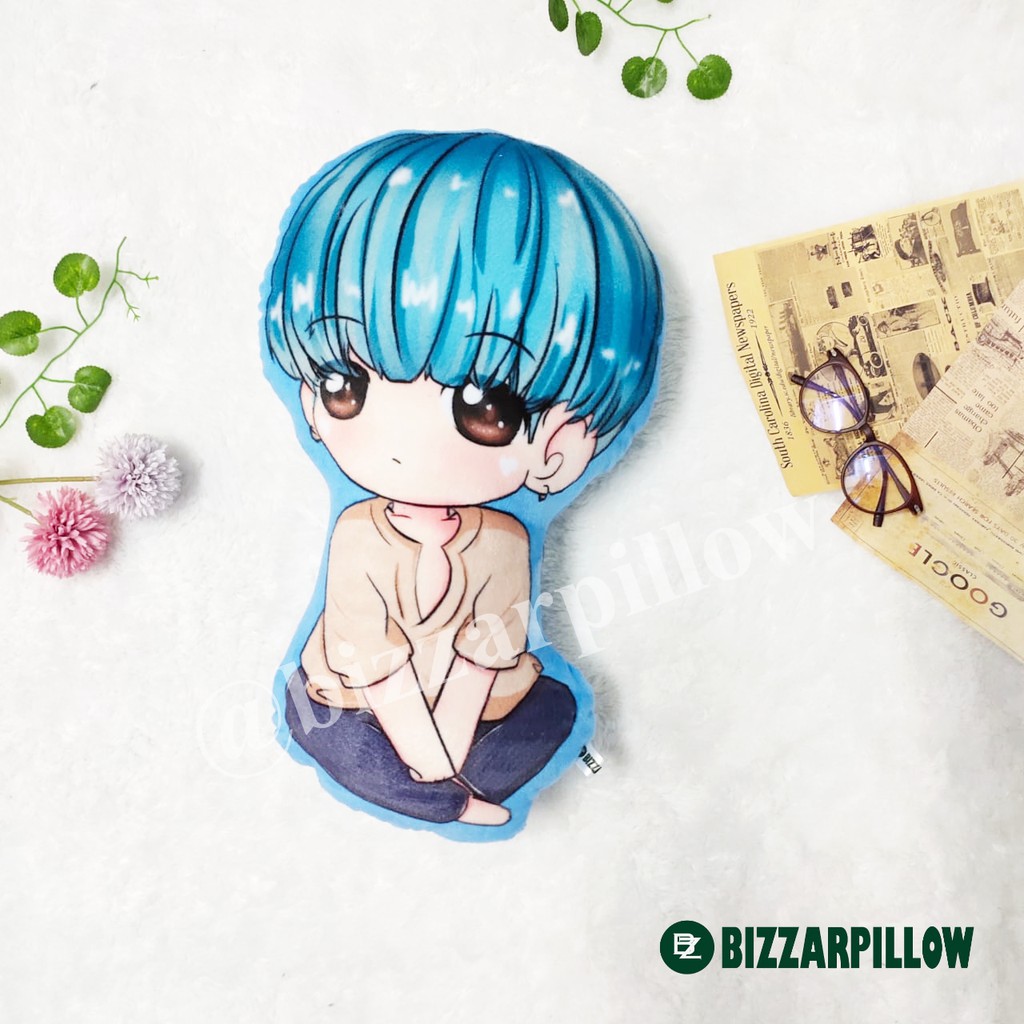 Bizzarpillow Bantal Kpop Karakter Chibi size L BZ208