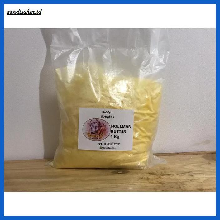 

Rettubagetnem- Butter Hollman Repack 1 Kg, Campuran Mentega Dan Margarin Harum -Asli-Slii.