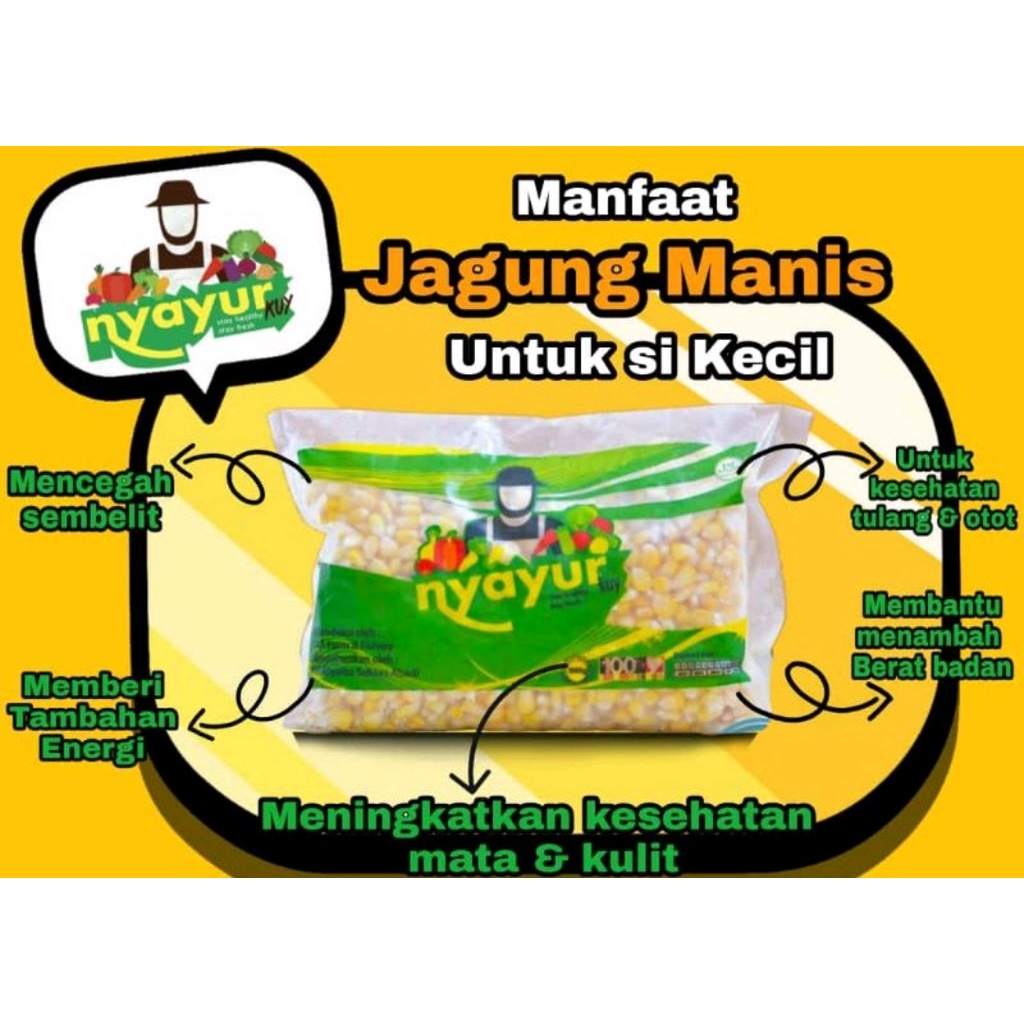 Jagung Pipil Manis Nyayur Jasuke 1kg