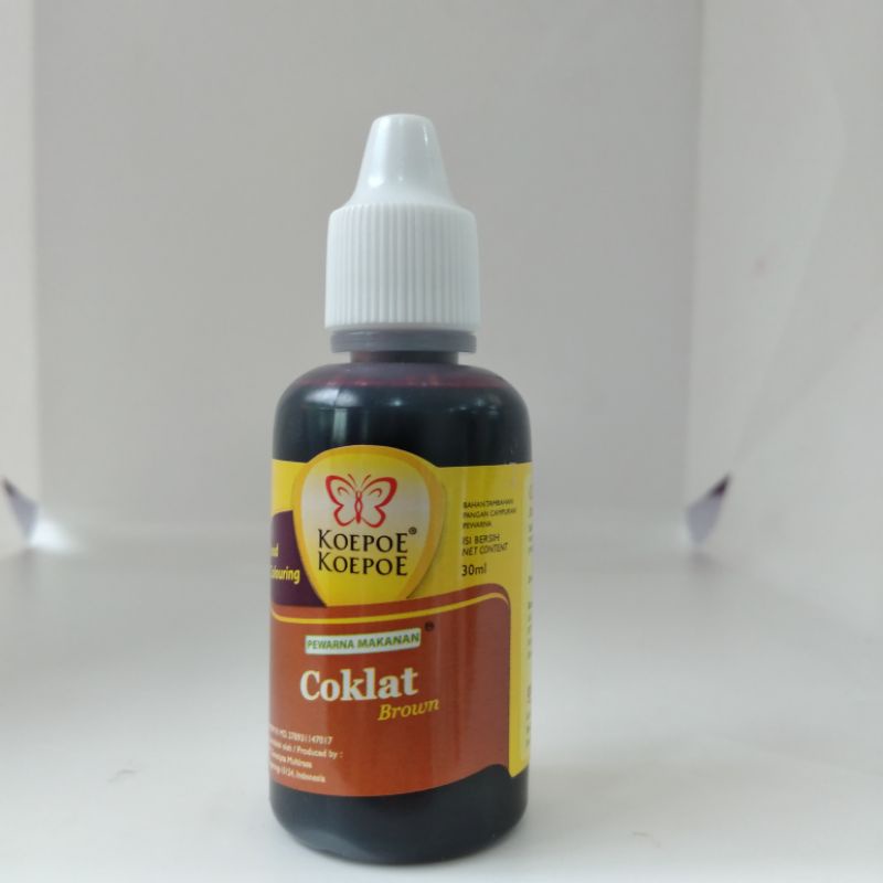 

pewarna makanan coklat 30 ml( koepoe-koepoe)
