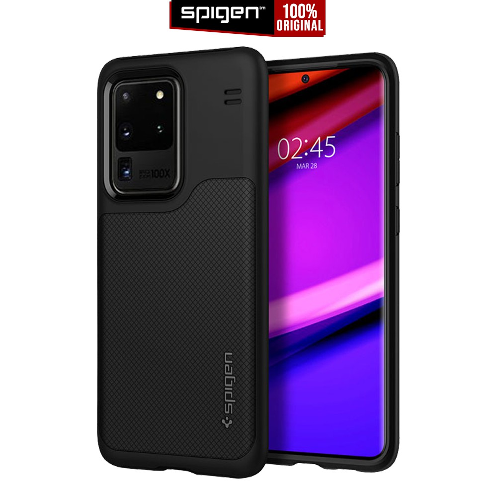 

Case Samsung Galaxy S20 Ultra / S20 Plus / S20 Spigen Hybrid NX Dual Frame Layer Black Casing