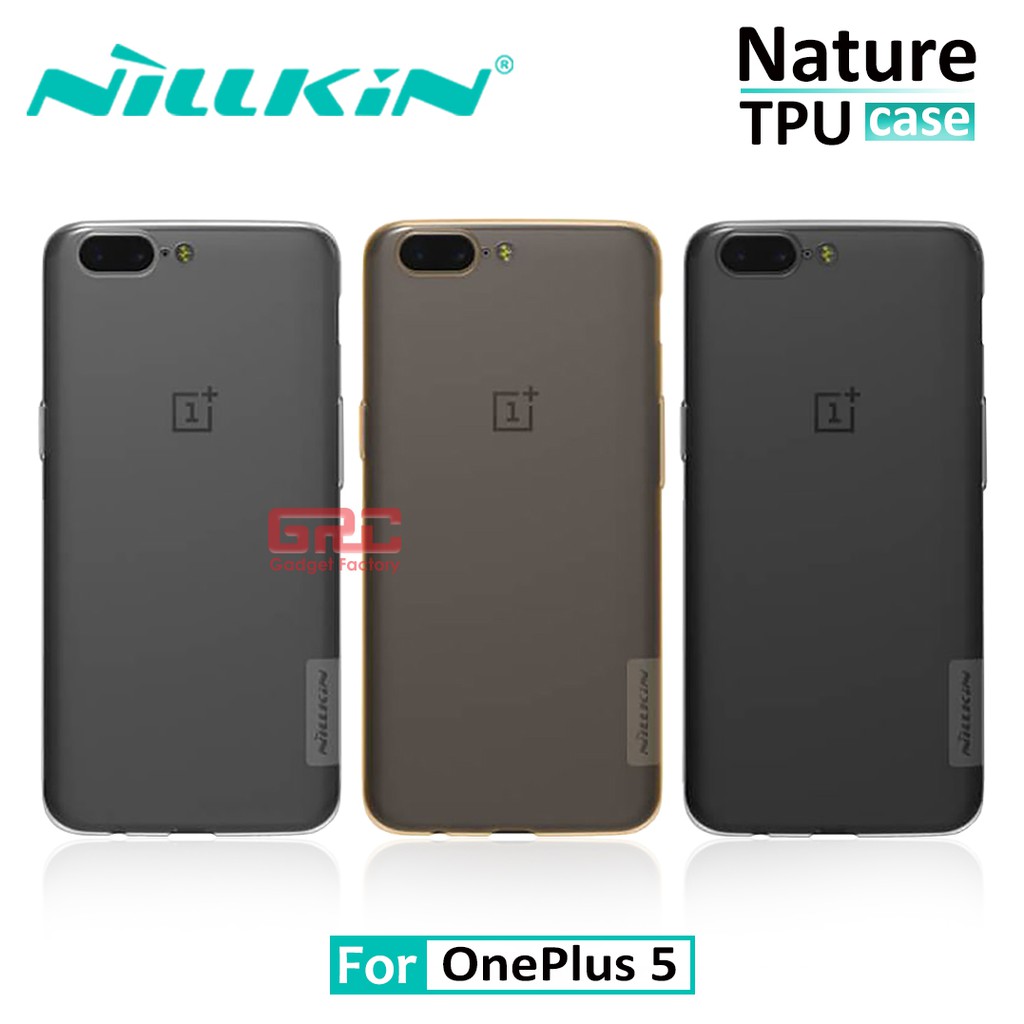 Case Oneplus 5 Softcase Transparan TPU Original