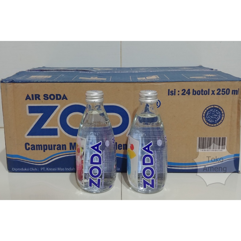 

Zoda Botol Beling 250ml - 1 Dus (24 pcs)