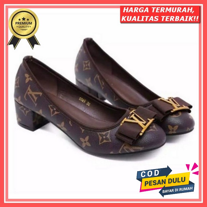 Cod- Sepatu Pesta Hak Tahu Wanita Terbaru -Heels Pesta Wanita Sepatu Hak Tali Import Hak Tahu Murah 