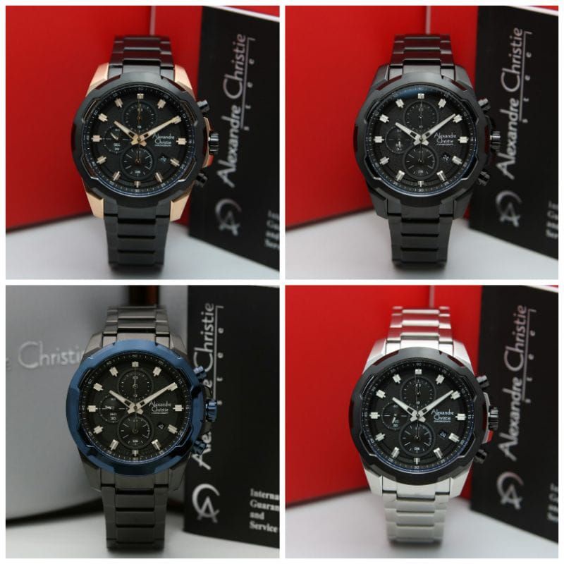 Alexandre Christie Ac 6523 /ac6523 Jam Tangan Pria Original