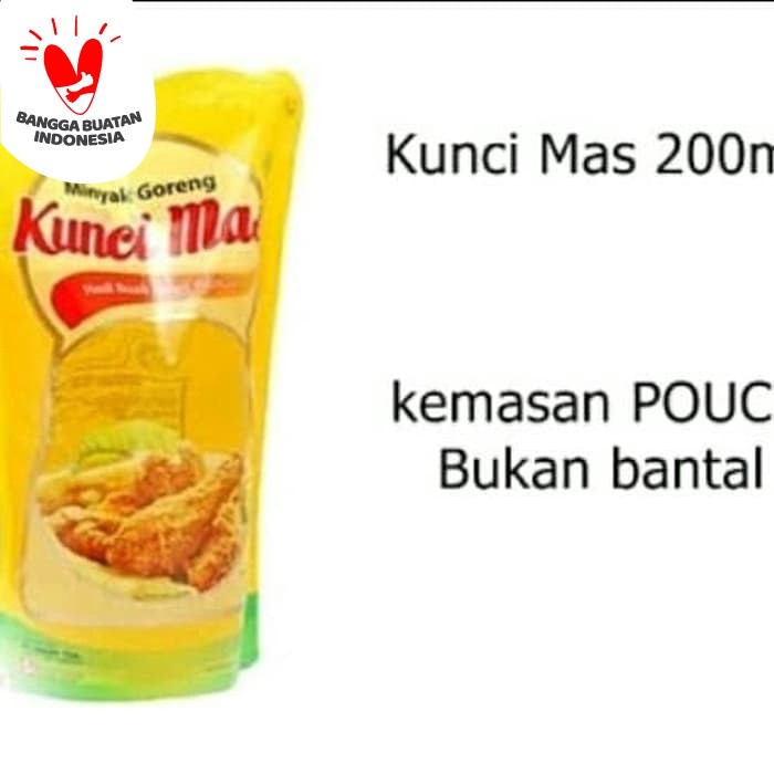 

Order Langsung Minyak Goreng KUNCI MAS 200 Ml - Minyak Goreng Sawit dalam Kemasan Berkualitas