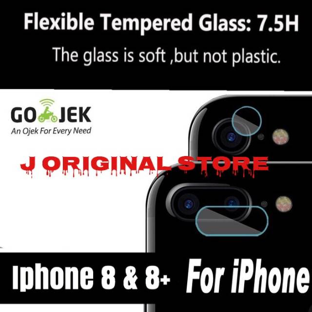TEMPERED GLASS BACK CAMERA IPHONE8 IPHONE 8 DAN IPHONE 8 PLUS IPHONE 8+ 8PLUS