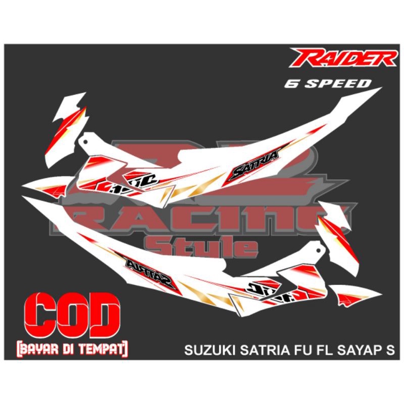 Stripping Suzuki Satria Fu facelift/striping motor satria Fu FL tipe S