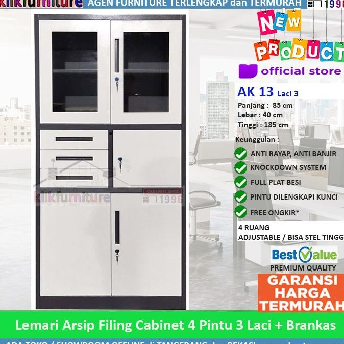 

[[COD]] Lemari Arsip Filing Cabinet Besi Dengan Brankas FC 2005 TERBATAS Kode 954