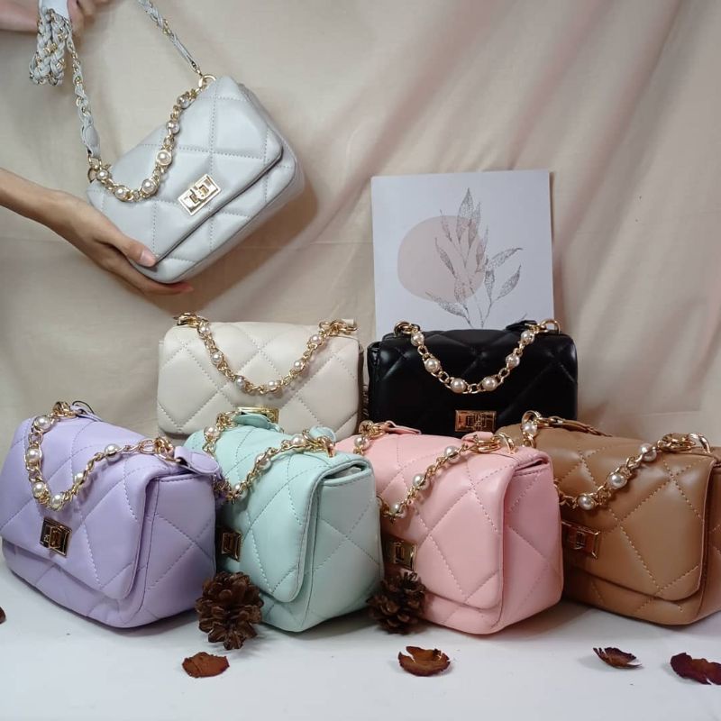 Free Box Janice Bag Jims Honey Tas Selempang Pesta Wanita