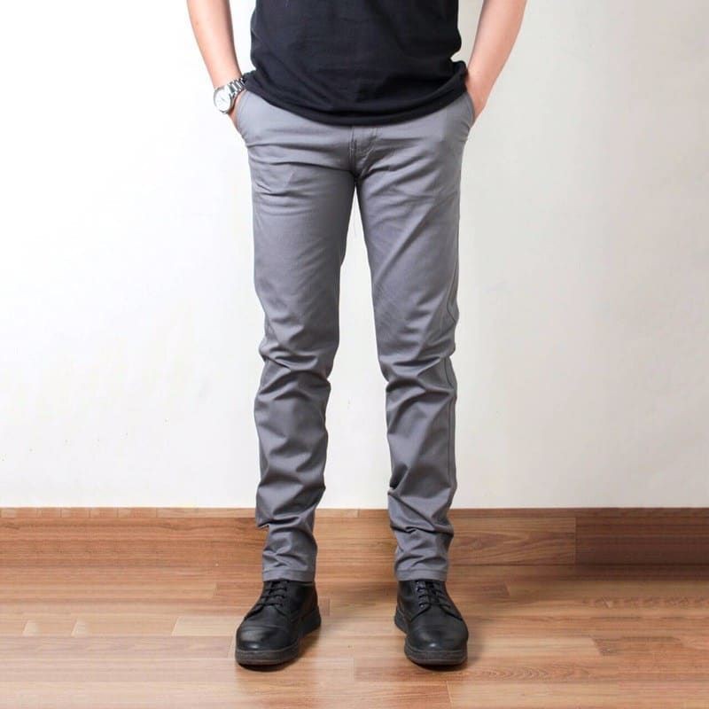 [HIGH QUALITY] CELANA CHINO PANJANG PRIA DEWASA SKINNY SLIMFIT