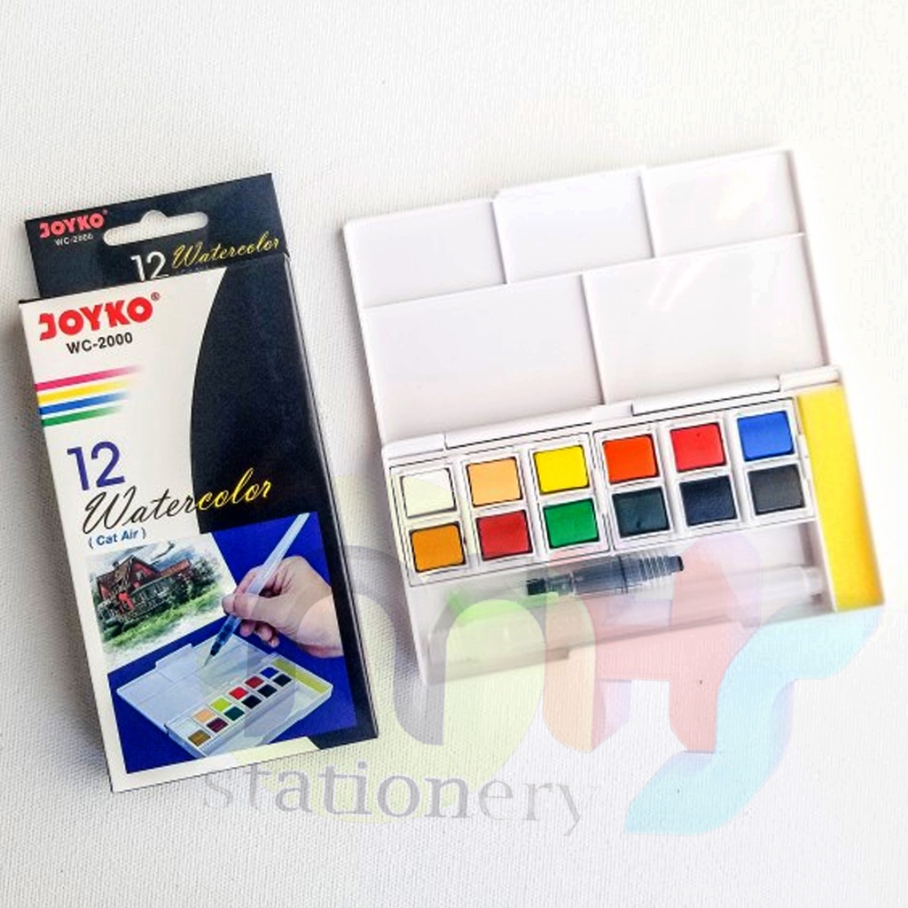 

Watercolor Cat Air Joyko WC- 2000 12 Warna