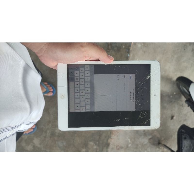 ipad mini a1455 minus lcd dan icloud apple