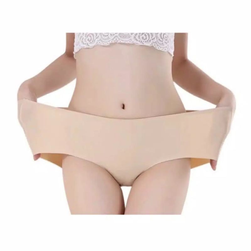 Underwear Anti Jeplak Celana Dalam Seamless Tanpa Jahitan Anti Nyeplak Fashion Wanita Sutra Es