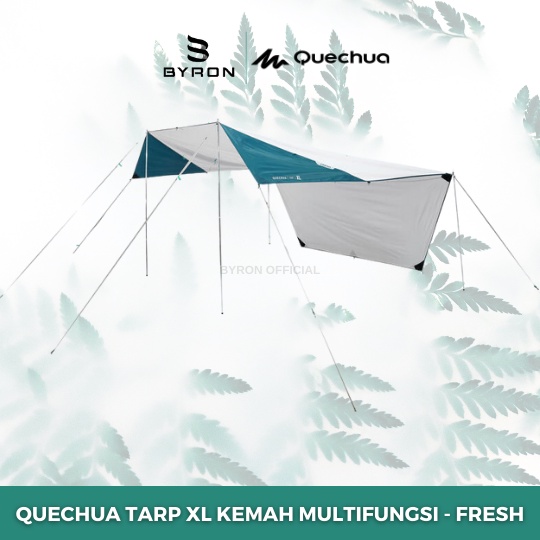 QUECHUA Tenda Terpal Kemah Camping Multifungsi SPF 50+ Tahan Air dan Angin - XL