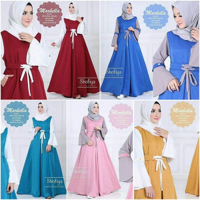 Gamis / Pakaian hijab / Baju busui : Marbella Dress
