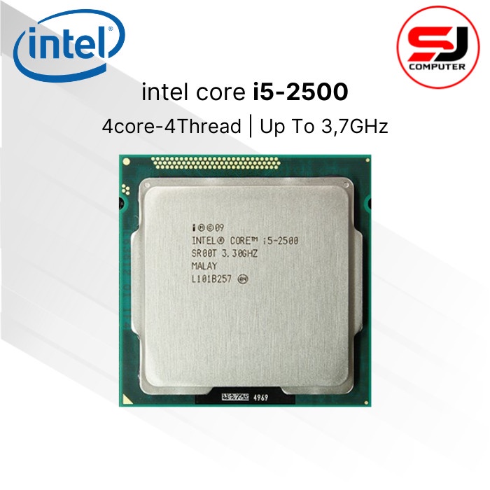 PROCESSOR INTEL CORE I5 2500 Up to 3.7Ghz