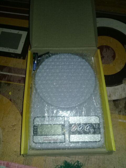 Timbangan Dapur Digital Chefio 10kg Oval / Timbangan Kue / Digital Scale