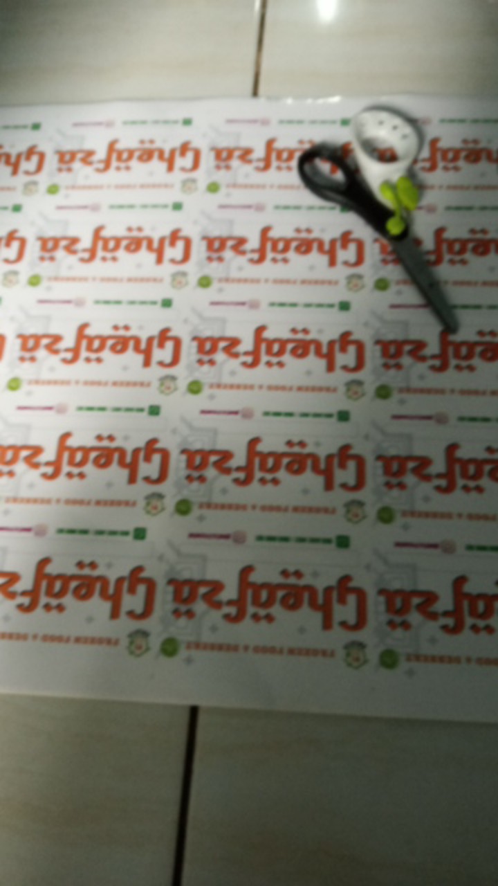 Cetak Stiker Kromo Murah (tanpa Cutting)