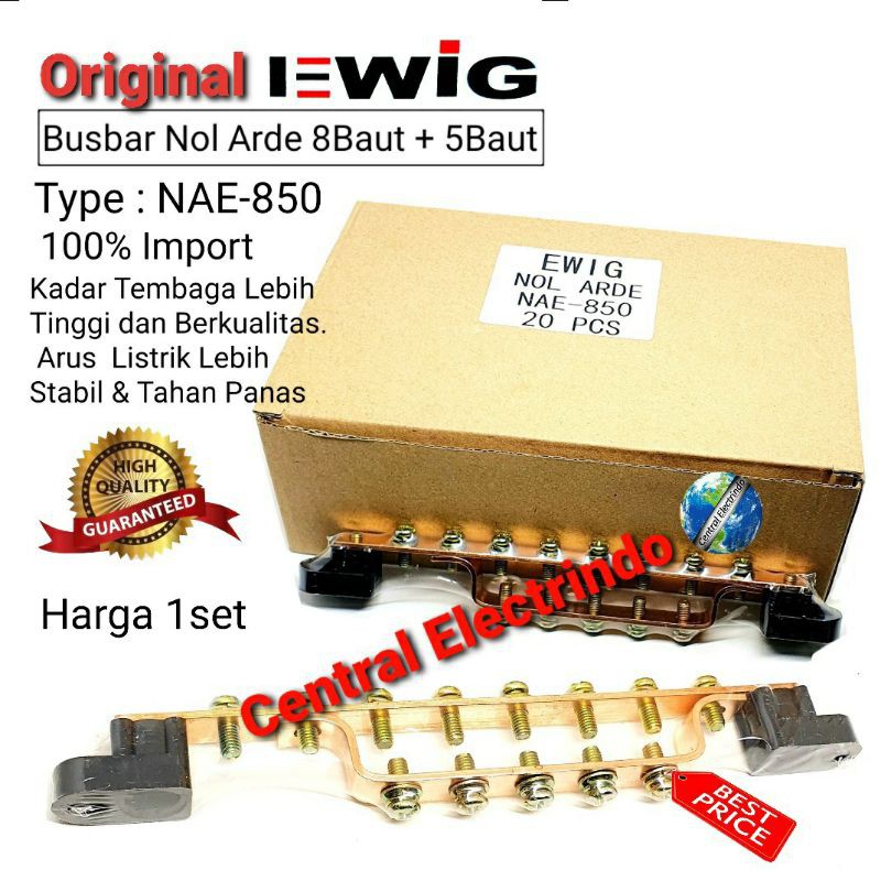 Busbar Nol Arde EWIG NAE-850 8Baut+5Baut High Quality.