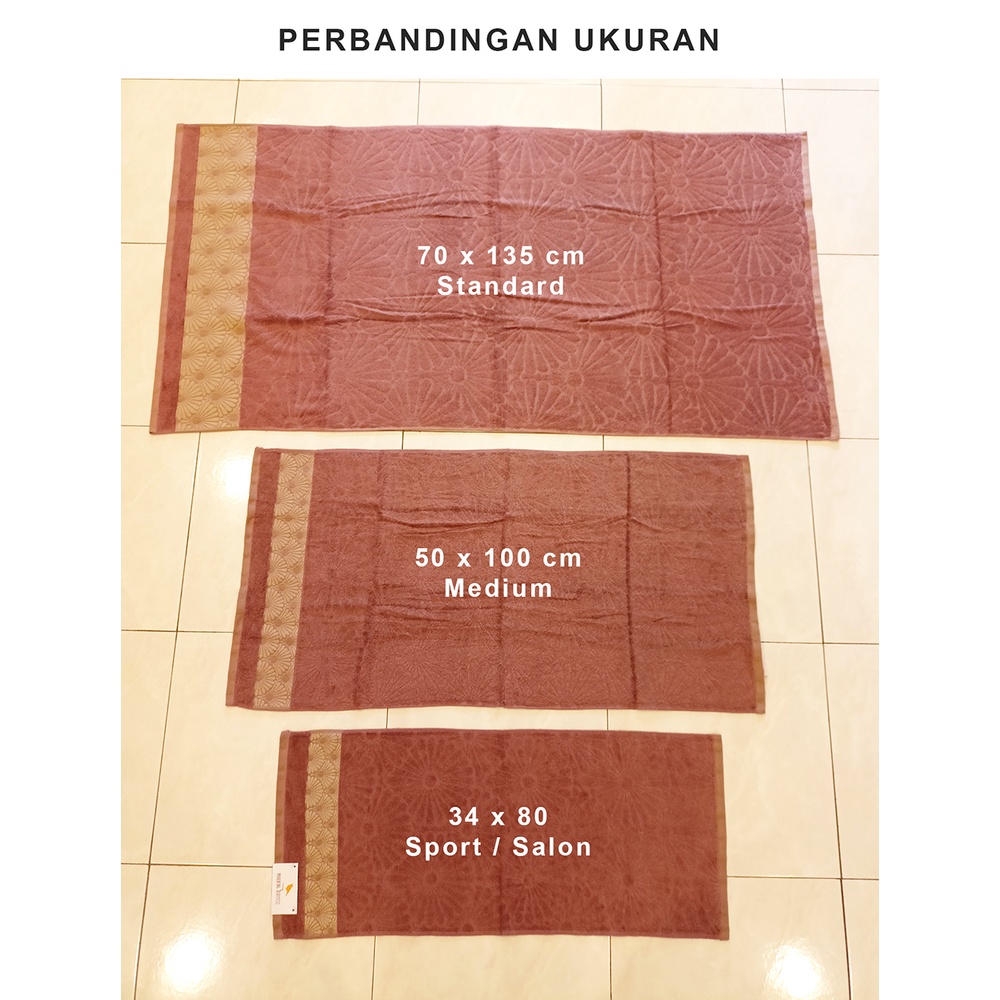 HB Morning Whistle Bamboo Sunny Handuk Mandi 3 Ukuran / Standard 70 x 135 cm / Medium 50 x 100 cm / Sport 34 x 80 cm by Terry Palmer