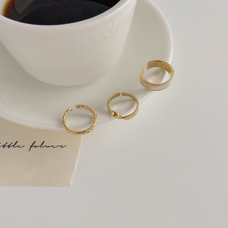 Three-piece Ring Accessories Fashion Personality Simple Light Luxury