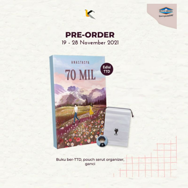 PRE ORDER BUKU 70 MIL EDISI TANDA TANGAN DAN BERHADIAH