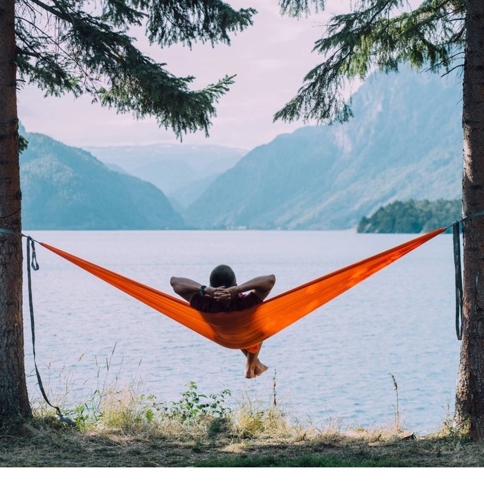 hammock singel ayunan gantung / beban max 150 kg include tali 2 pcs / hamok pohon / hemok / hamock ayunan /hemok / hemock / ayunan gantung-4