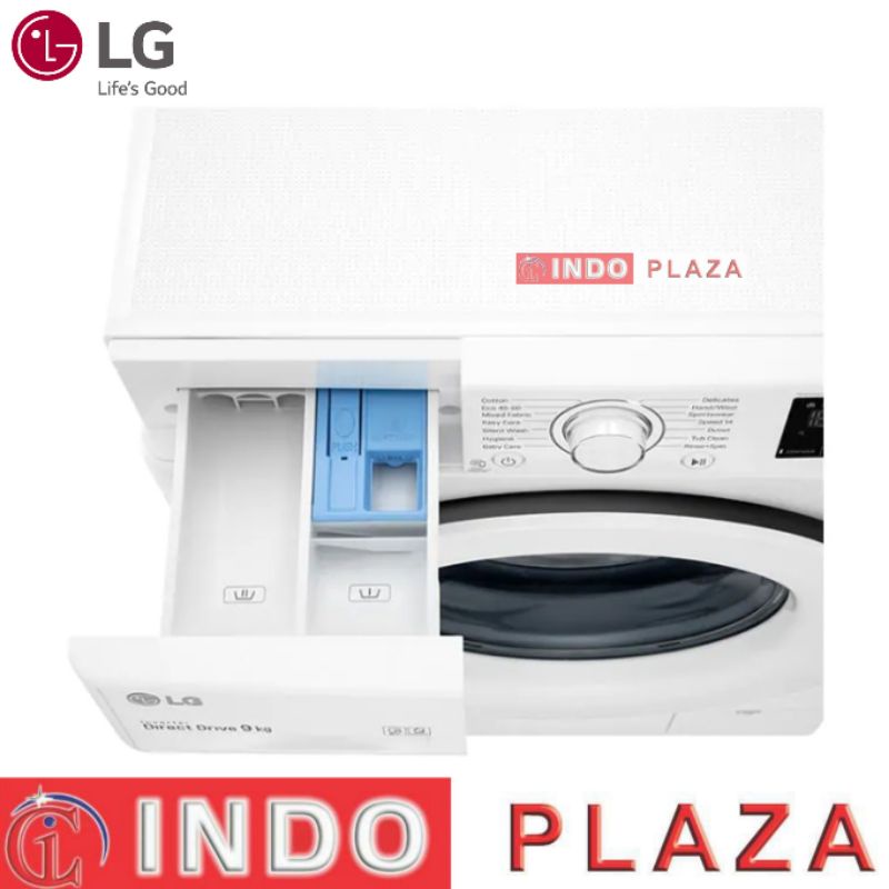 MESIN CUCI LG FRONT LOADING 9 Kg FV1209S5W INVERTER