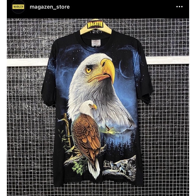 kaos bootleg aop the roxx rock eagle