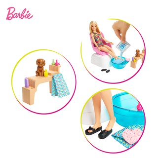 Barbie Wellness Mani  Pedi Spa Mainan Boneka Anak  