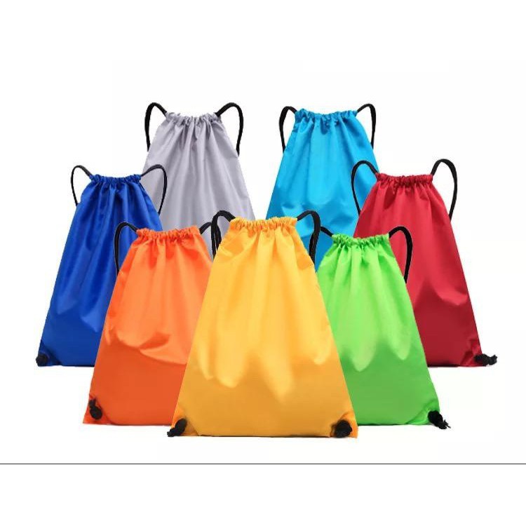 String Bag Polos Korea Stringbag Tas Serut Serot Ransel Fashion Grosir Import Batam