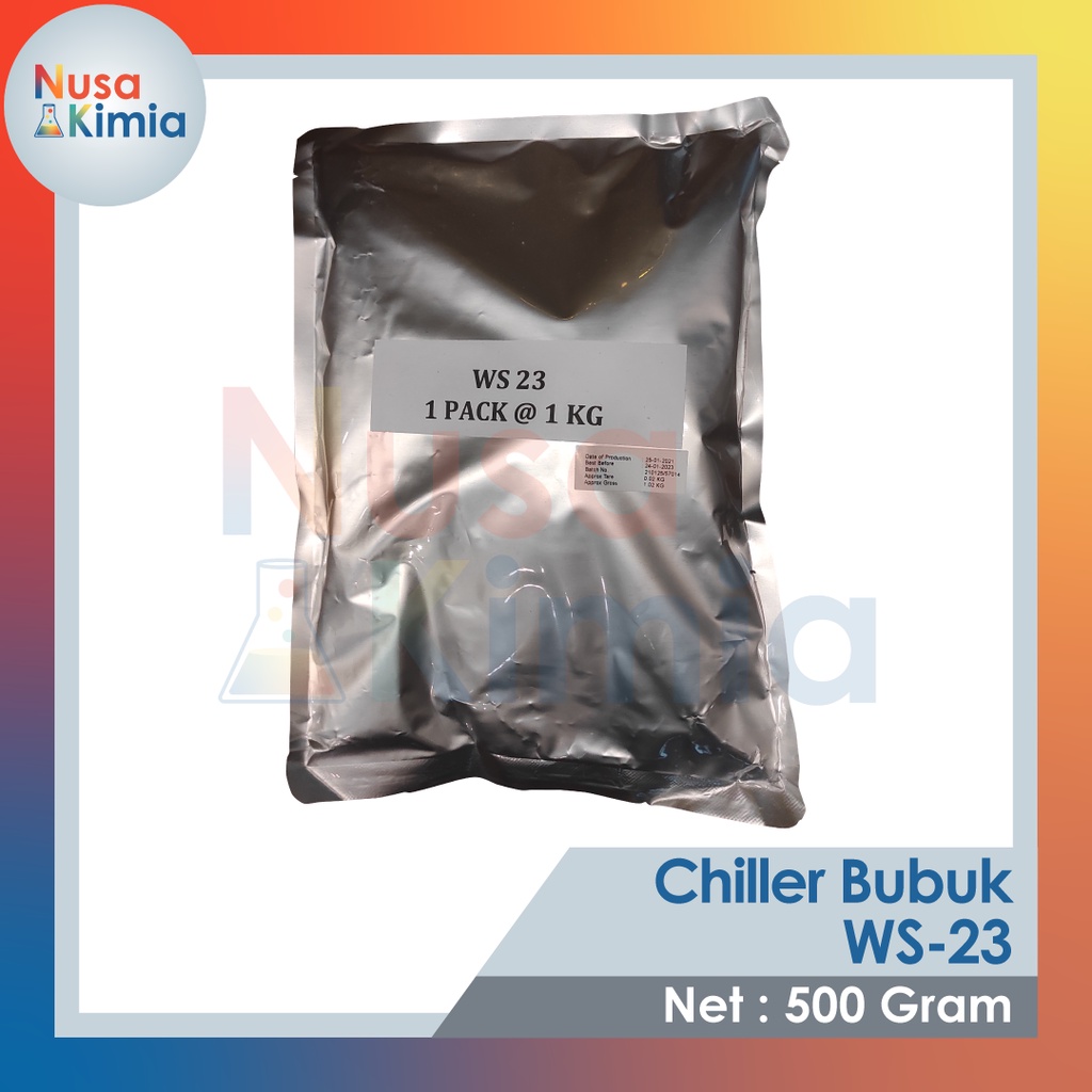 Chiller Bubuk WS23 / Cooling Agent Powder Food Grade 500 Gram