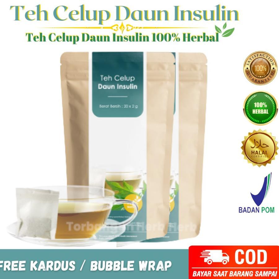 

Terdepan Minuman Herbal ANTI DIABETES!! Teh Celup Herbal Daun Insulin Murah Minuman Teh Celup Daun