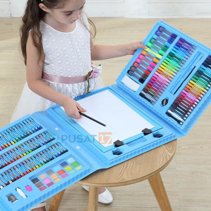 

Lagi Trend Ⓜ PUSAT17 ART SET 208 PENSIL WARNA / CRAYON 208PCS PENSIL KRAYON WARNA / ARTSET 208 CRAYON SET BESAR ALAT MELUKIS;