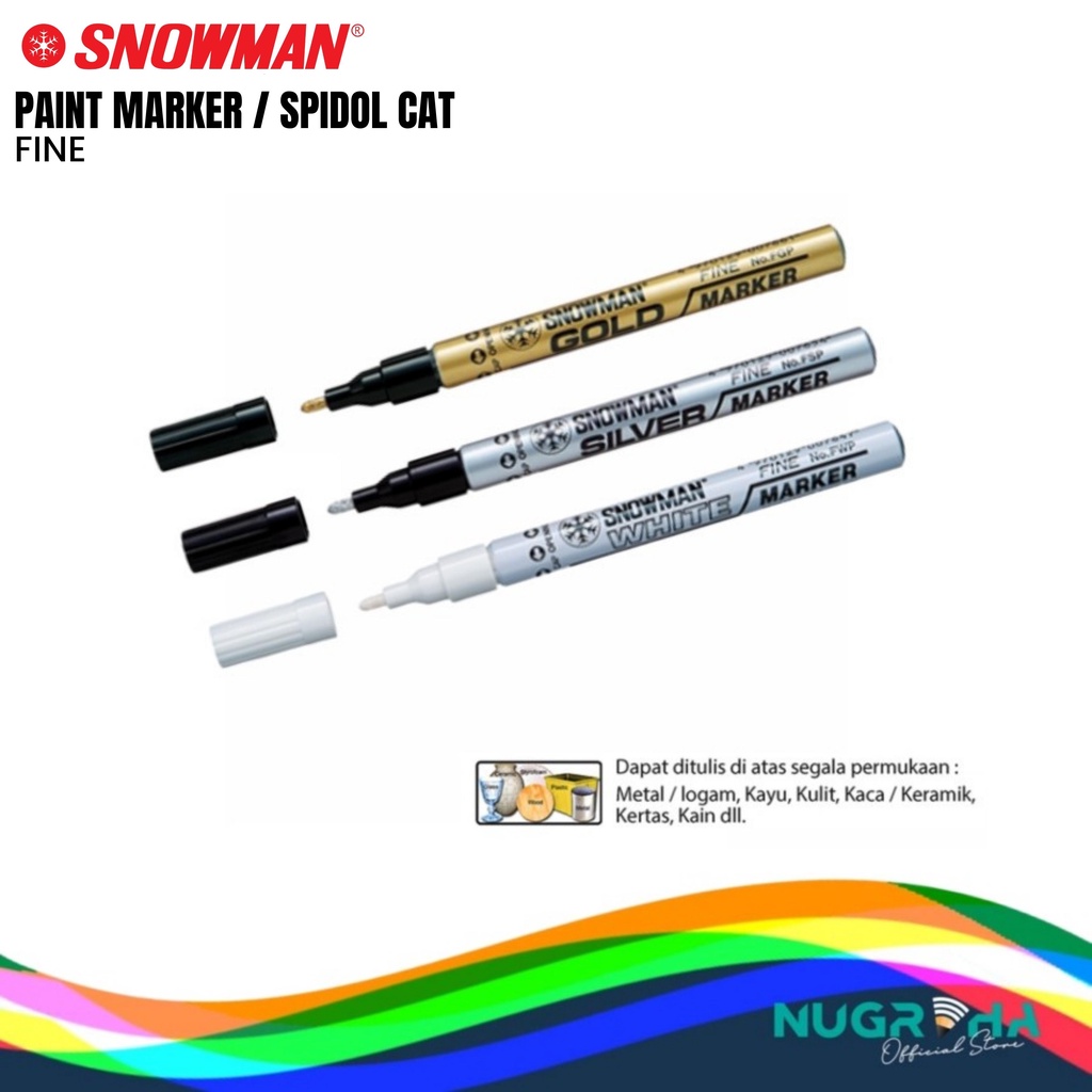 

SNOWMAN PAINT MARKER / SPIDOL CAT FINE