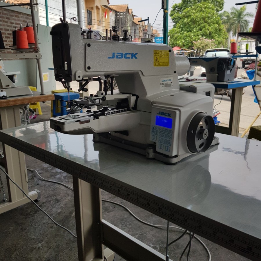 mesin pasang kancing jack servo JK-T1377E Digital