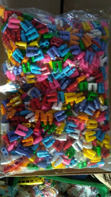 MAINAN JADUL LEGO MINI SET SUSUN BALOK SEDANG - 1 KG - MURAH BANGET