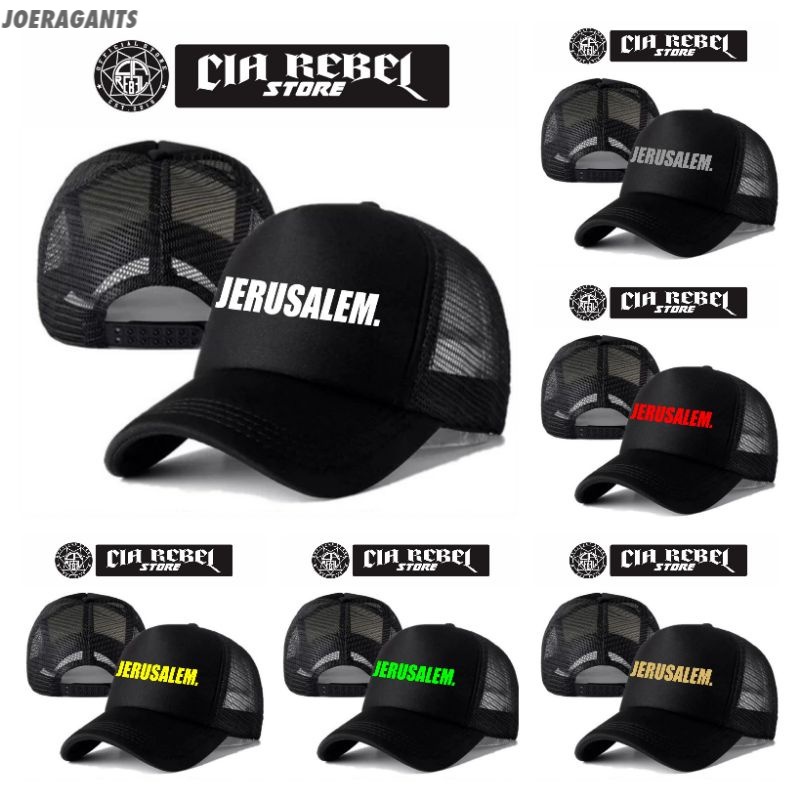 TOPI JARING TRUCKER DISTRO JERUSALEM TERLARIS - joeragants