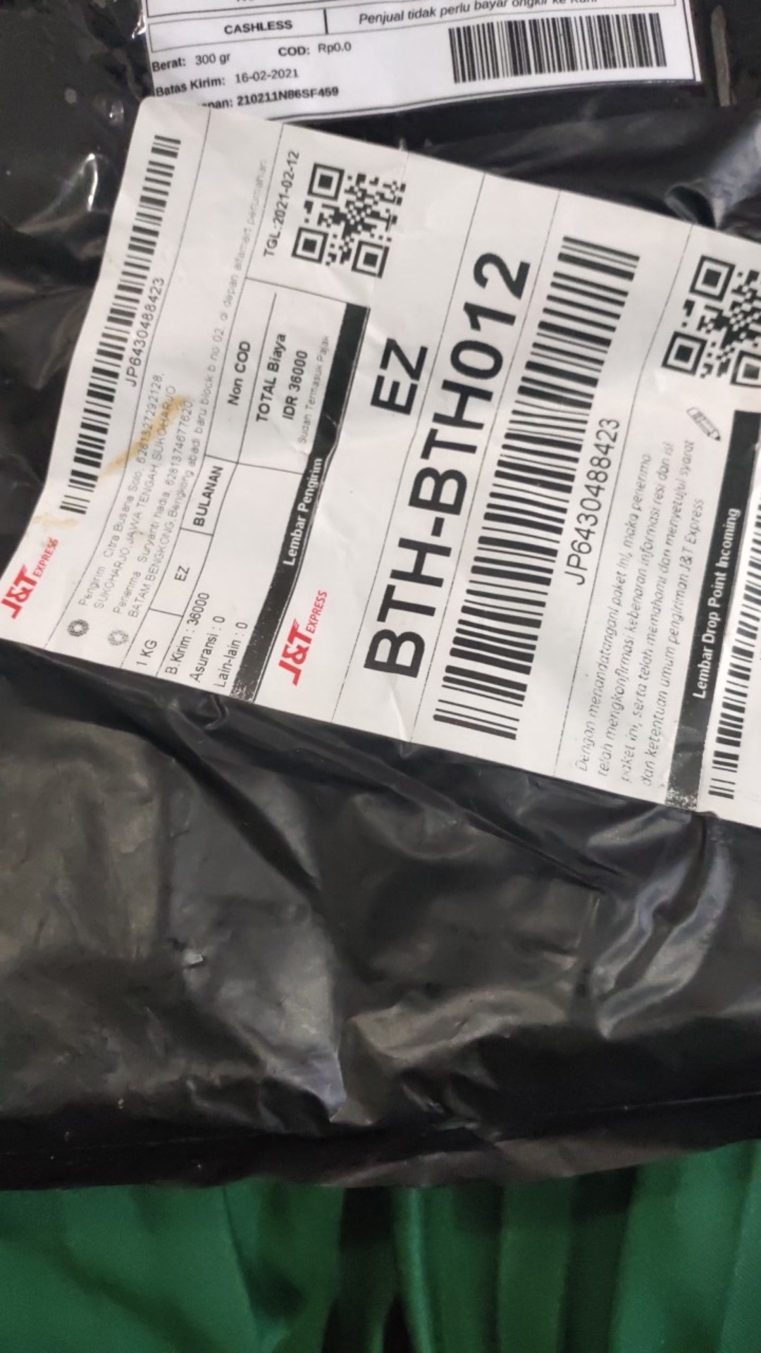 Bantara Navy Kemeja Batik Pria Full Furing Bahan Katun Primisima