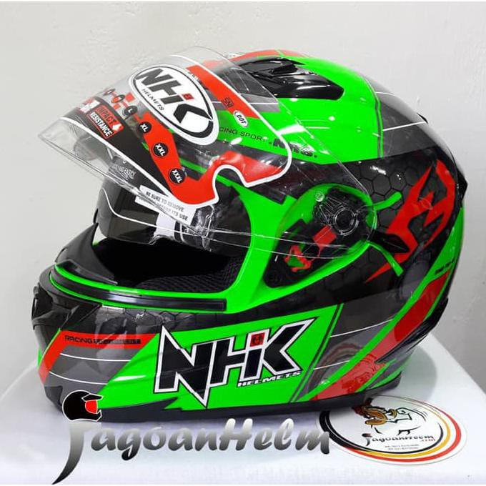 NHK Helm RX9 NAVY SE | GREEN FLUO RED | RX-9 Full Face RX 9