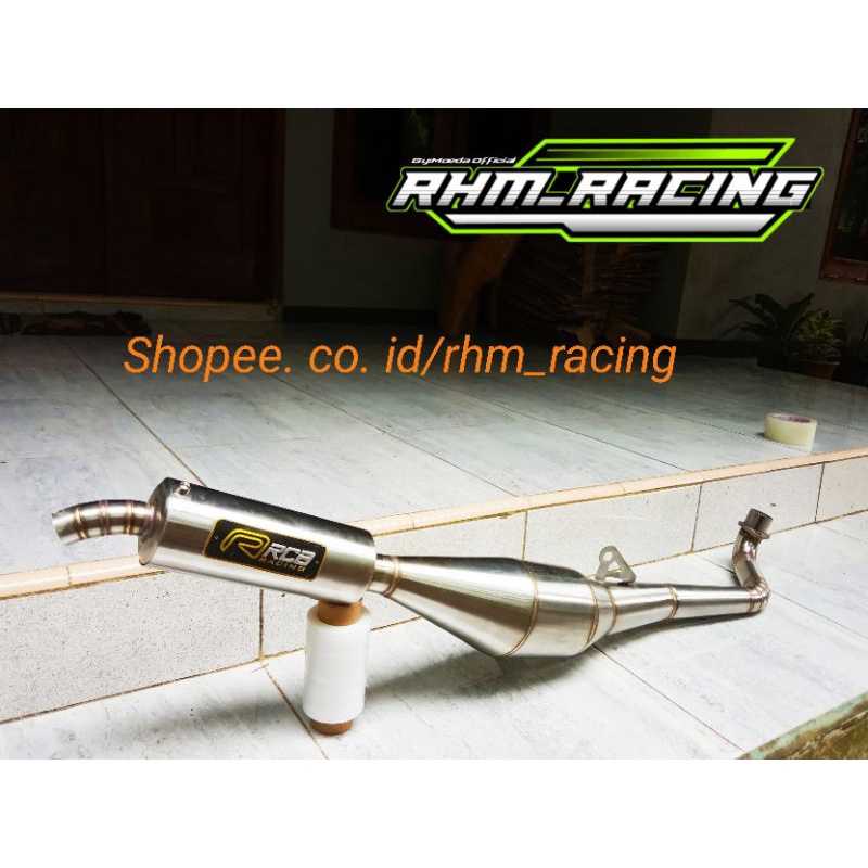 Knalpot standar racing RCB fizR knalpot Force 1 Fiz Full stanliss
