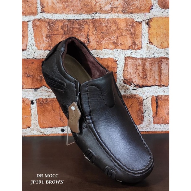 sepatu cowok sepatu pria , sepatu kulit asli DR.MOCC
