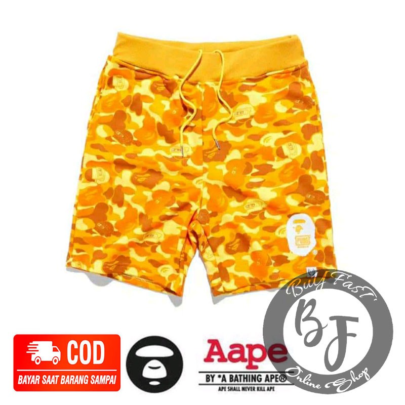 celana bape pria pendek