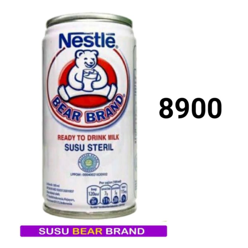 

BEAR BRAND SUSU BERUANG 189 ml