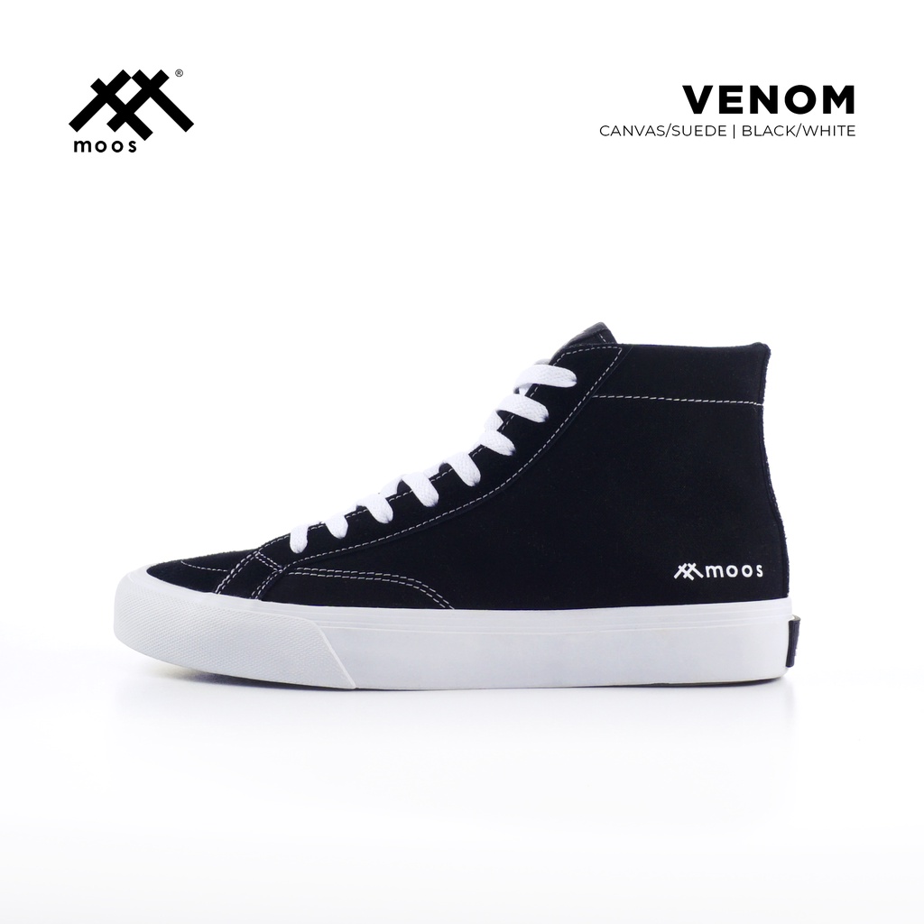 Moos Footwear Hi Venom Black/White